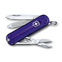 Фото Нож перочинный Victorinox Classic SD Colors, Persian Indigo, прозрачный, 7 функций, 58мм