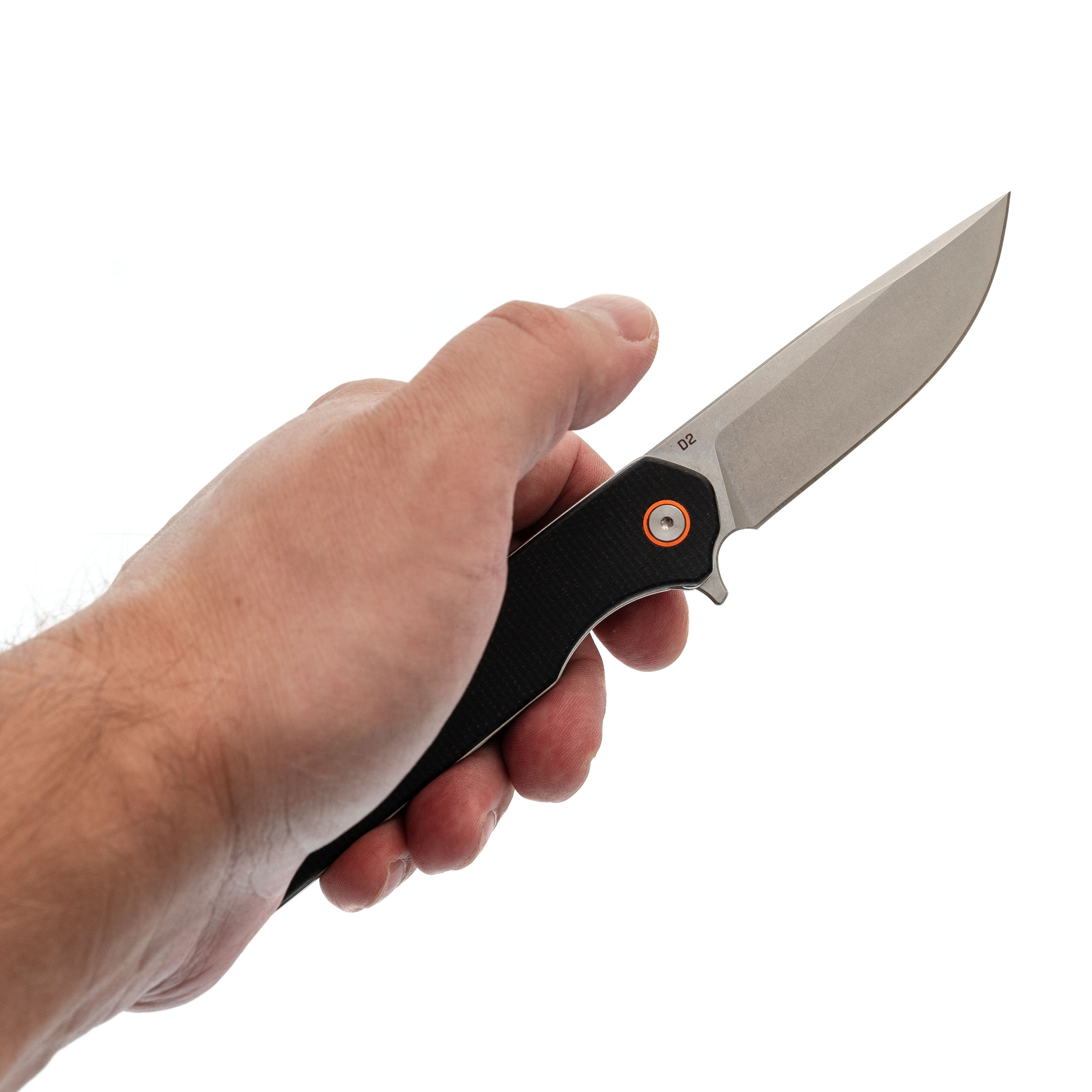Складной нож Five Knives 18, сталь D2, рукоять микарта, черный - фото 7