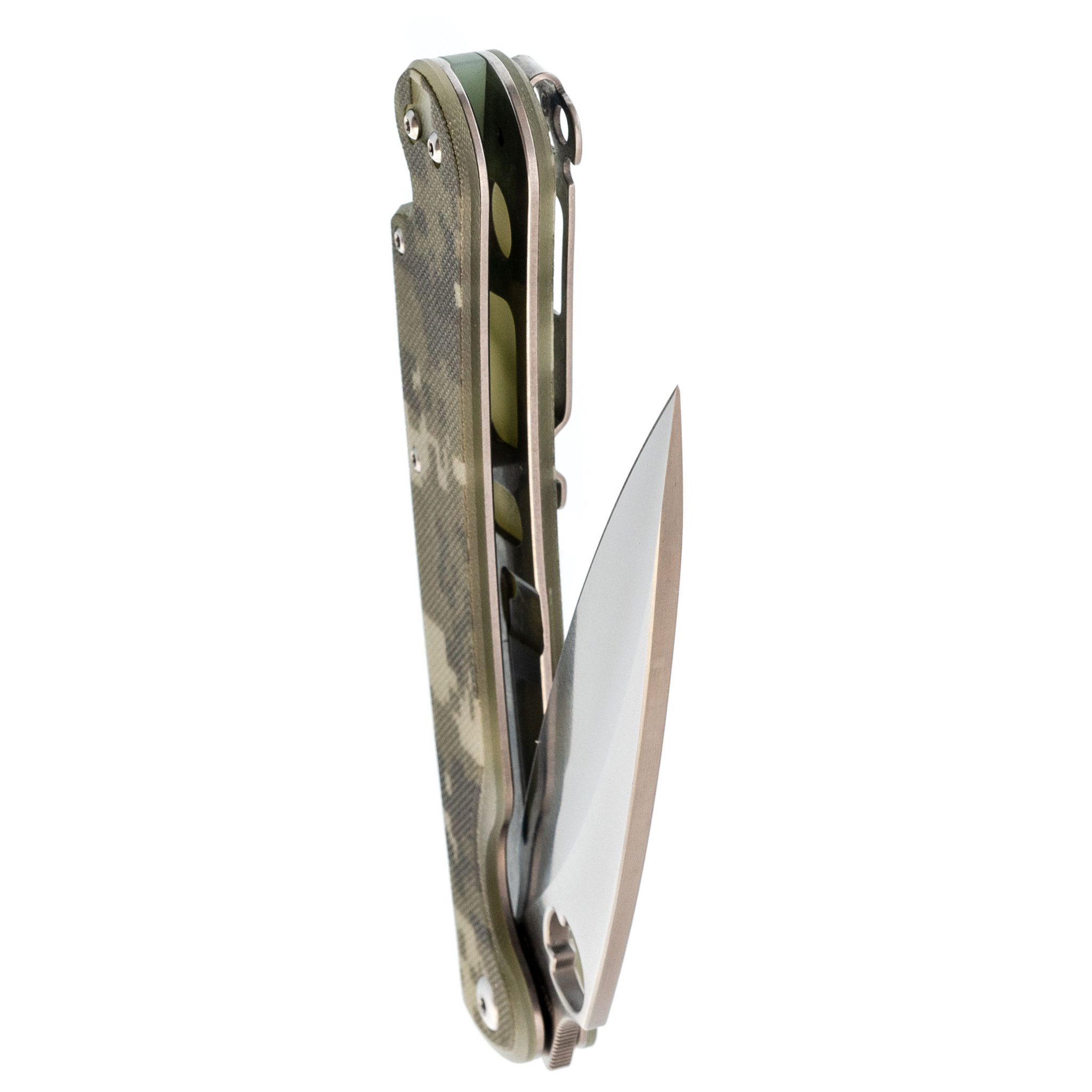 Складной нож Daggerr Sting XL camo, сталь Magnacut, рукоять G10 - фото 5