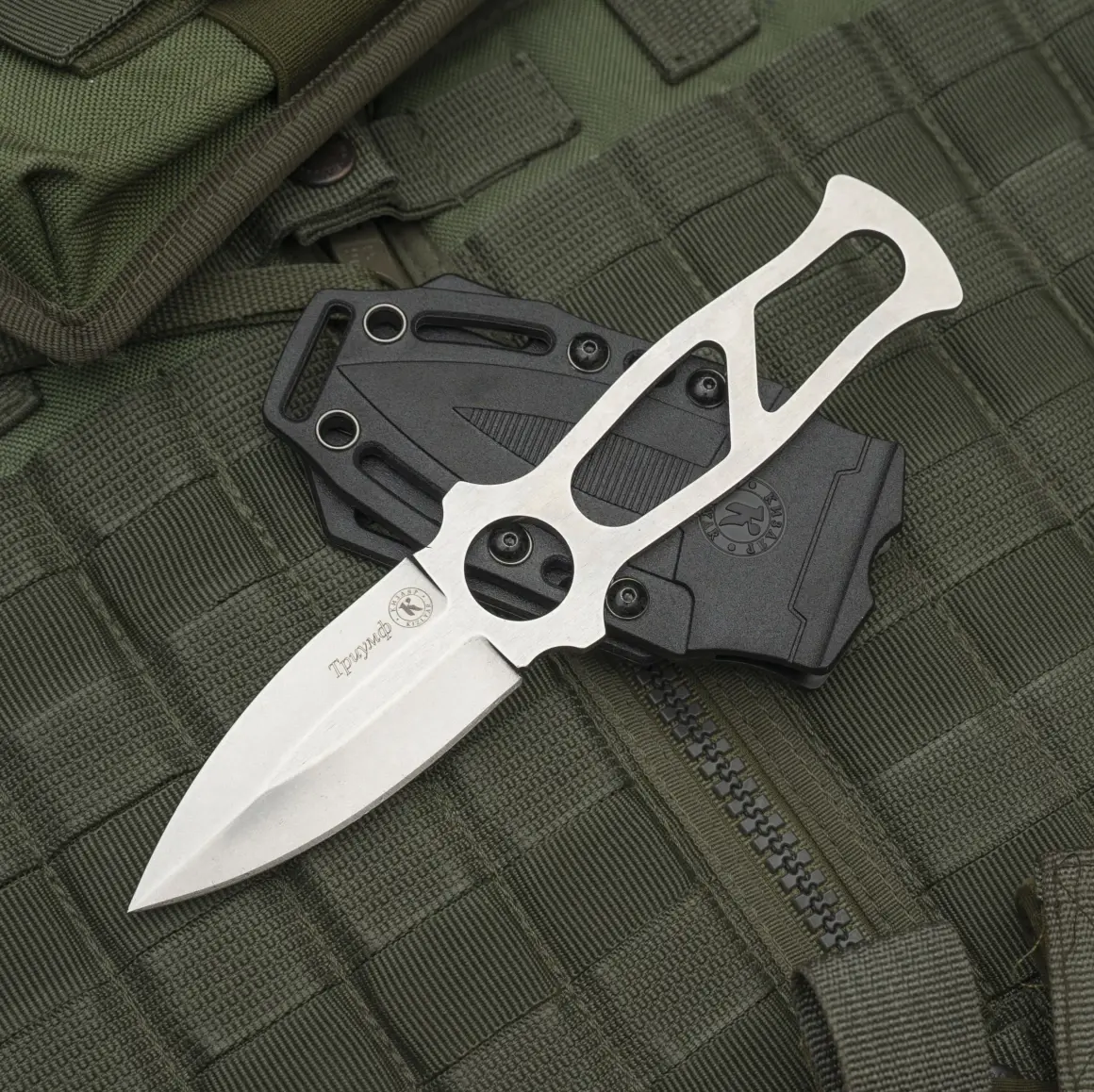 

Шейный нож Кизляр ПП Триумф, сталь AUS-8