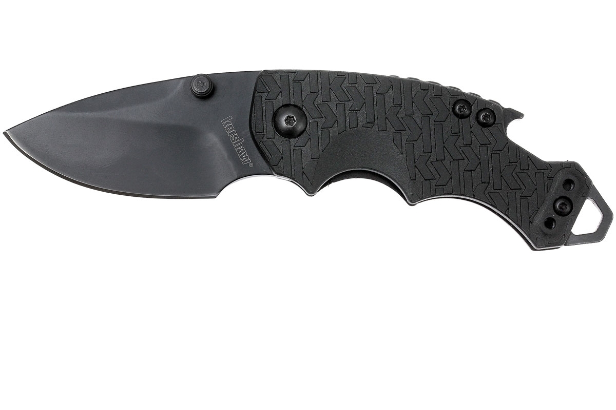 Нож складной Shuffle - KERSHAW 8700BLK, сталь 8Cr13MoV c покрытием BlackOxide, рукоять текстурированный термопластик GFN