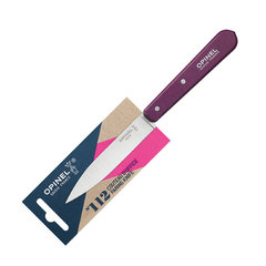 Фото Нож столовый Opinel №112, деревянная рукоять, блистер, нержавеющая сталь, сливовый