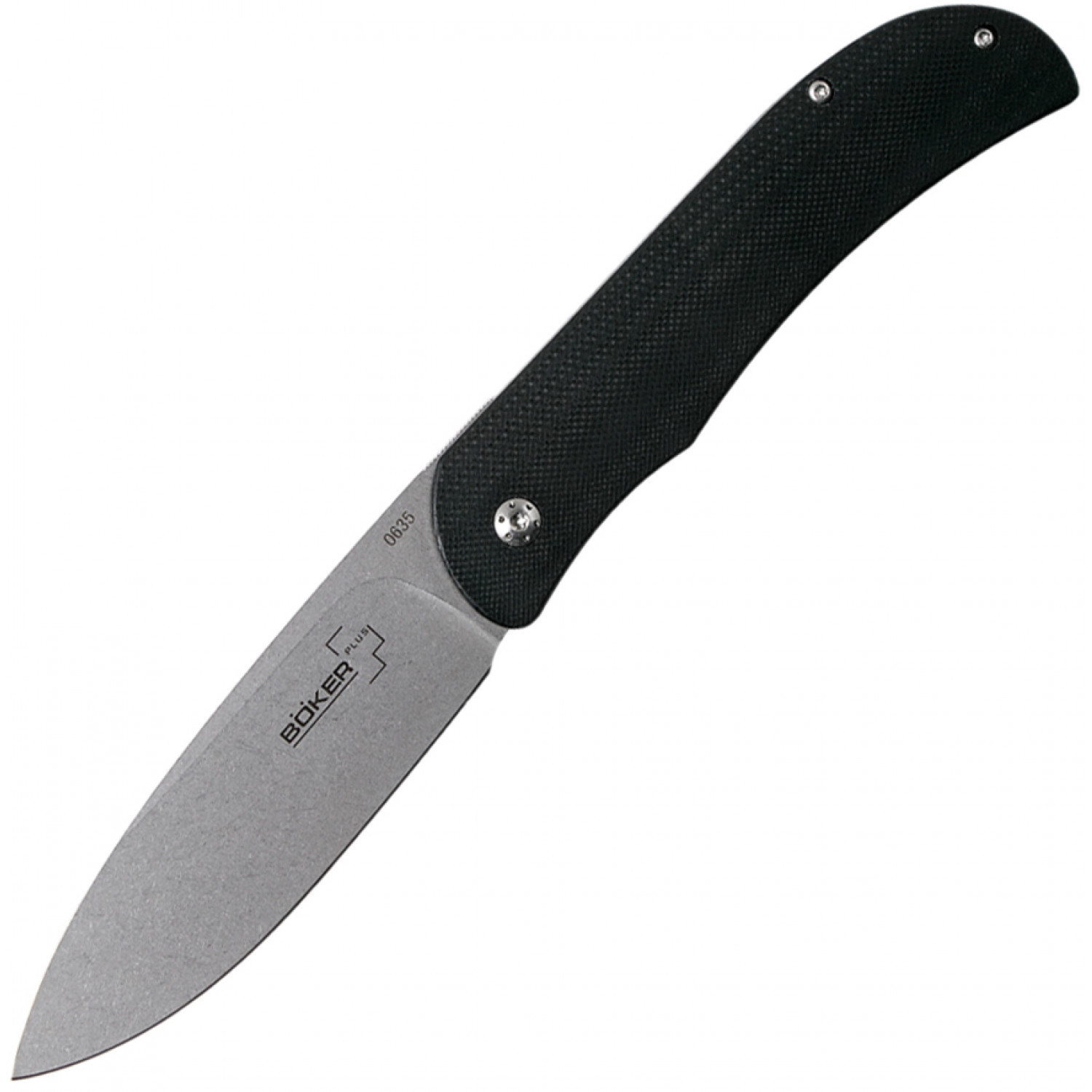 Складной нож Boker Plus Exskelibur 1, лезвие Stonewashed D2 Tool Steel, Black G-10 рукоять, 01BO137