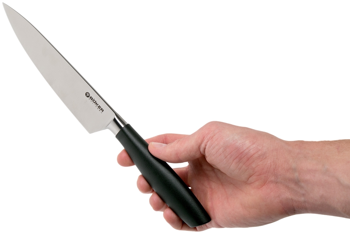 Кухонный нож шефа Bker Core Professional Chef's Knife, 160 мм, сталь X50CrMoV15, рукоять пластик - фото 4