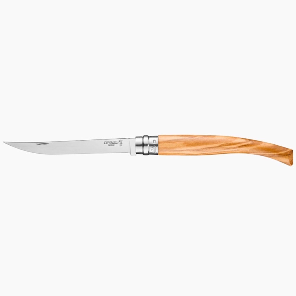 

Нож складной филейный Opinel №12, сталь Sandvik 12C27, рукоять оливковое дерево
