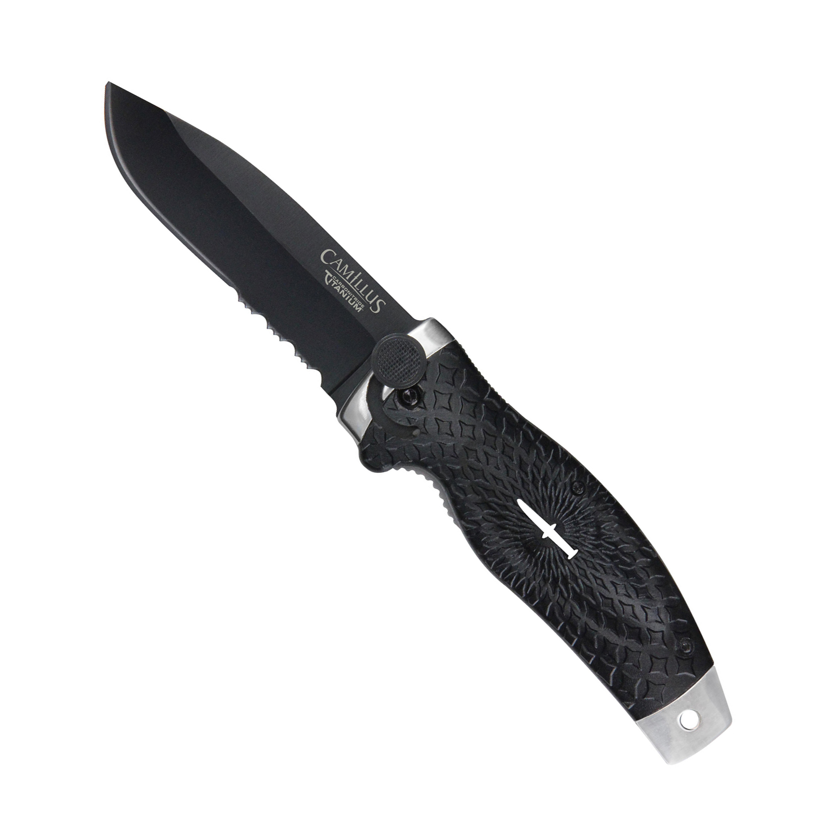 Нож складной Camillus Cuda Sarkis®, сталь AUS-8, рукоять термоэластопласт, чёрный от Ножиков