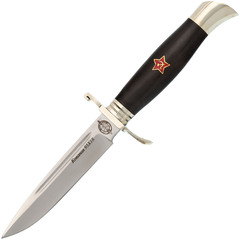 Фото Нож Финка НКВД Звезда, сталь 95х18, граб