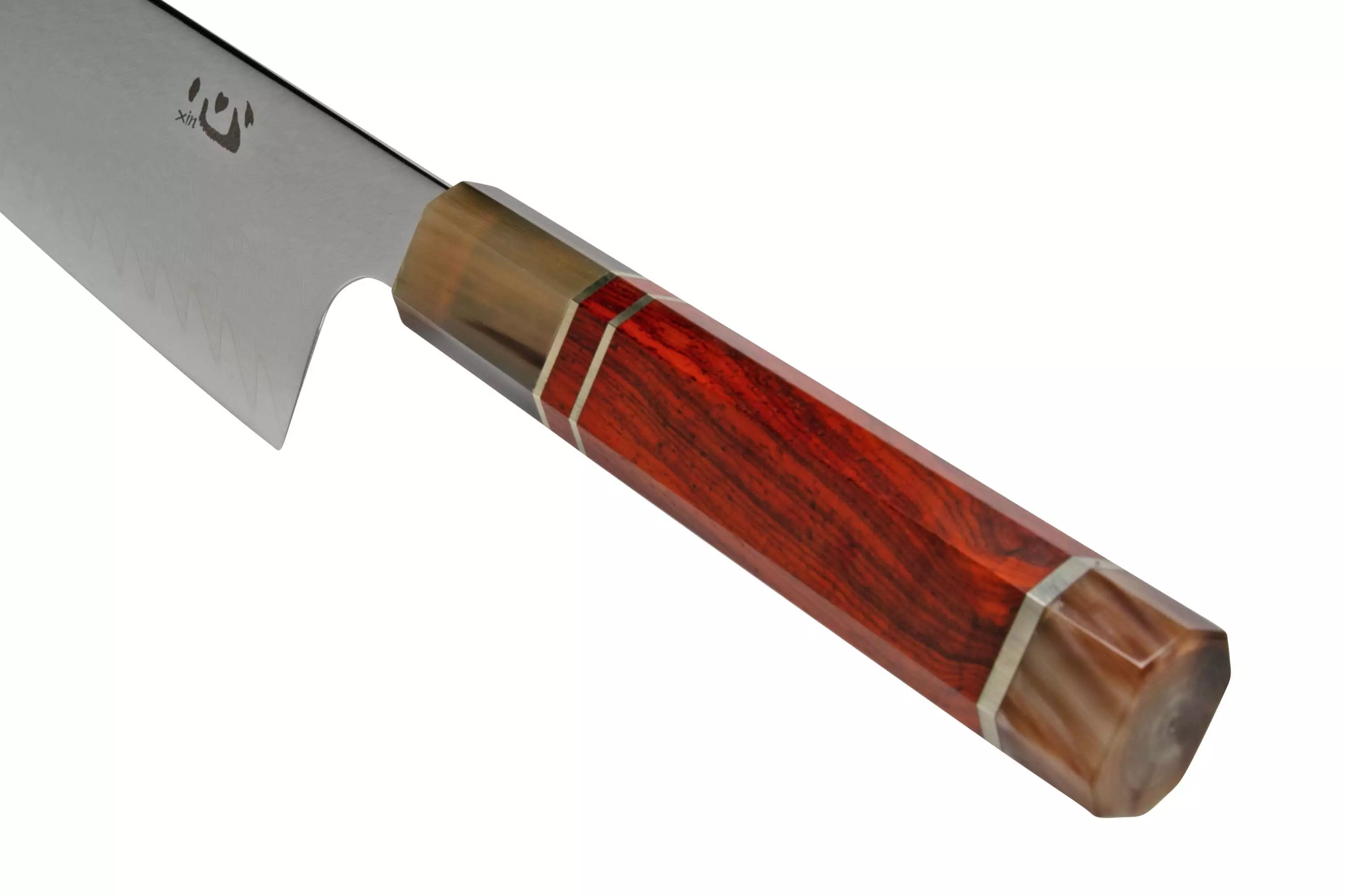 Нож кухонный Xin Cutlery Kritsuke Chef XC105 213мм, сталь VG-10, рукоять дерево палисандр - фото 6