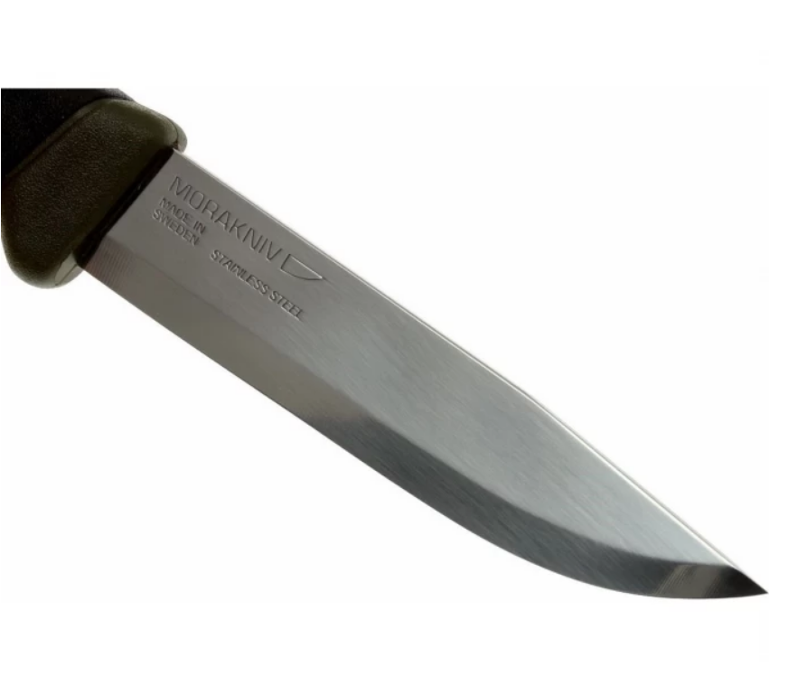 Нож Morakniv Companion MG (S), нержавеющая сталь, цвет хаки - фото 2