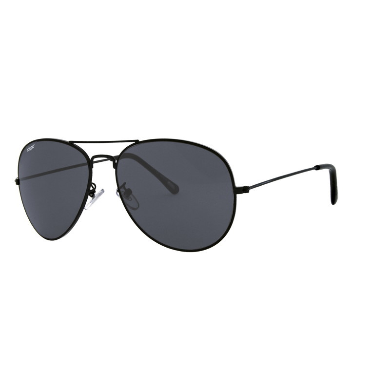 Очки солнцезащитные ZIPPO, унисекс, чёрные, оправа из меди и АБС-пластика, поляризационные линзы TAC очки для плавания bradex спорт черные линзы серый
