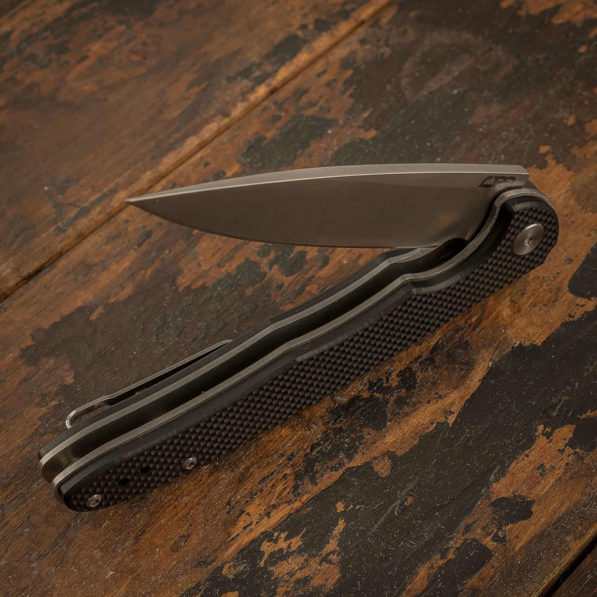 Складной нож CJRB Briar, сталь D2, Black G10 от Ножиков