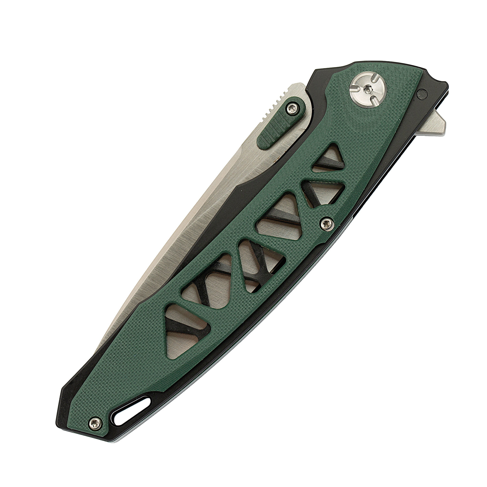 Складной нож Nimo Panther, сталь 440C, зеленый - фото 7