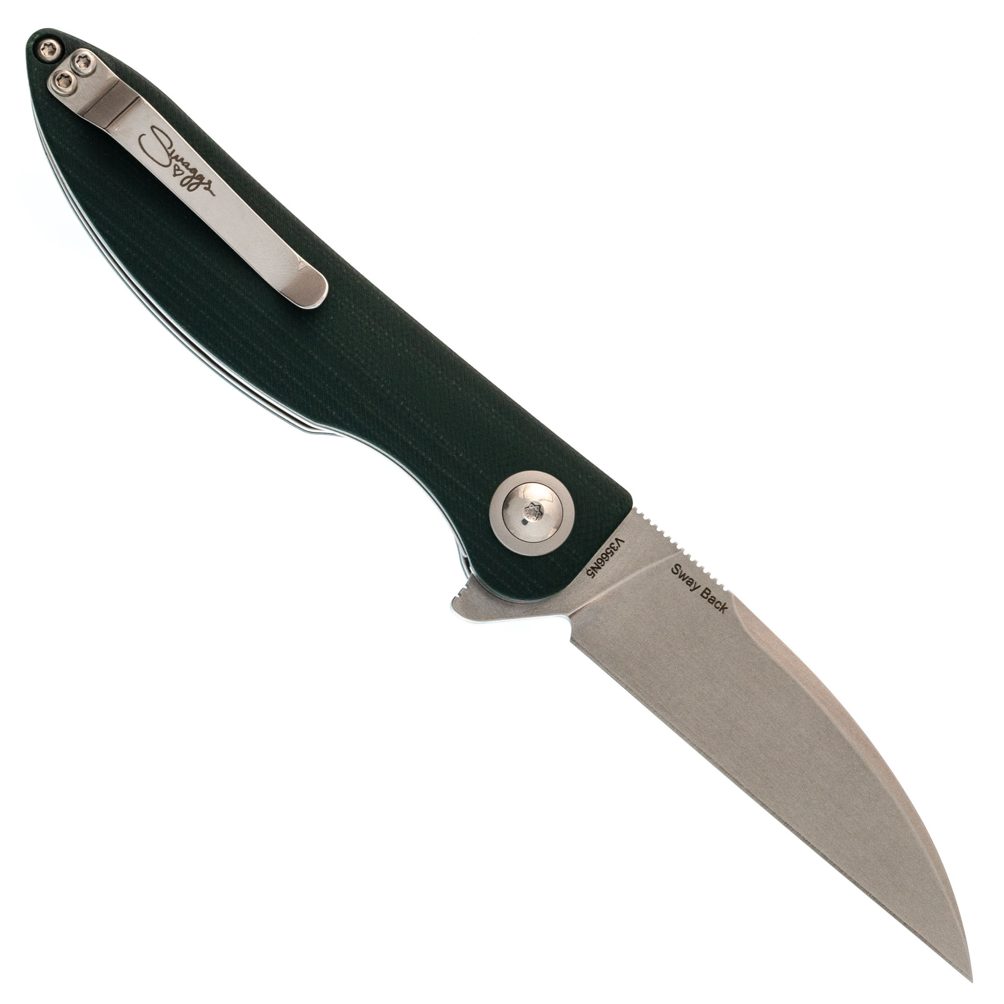 Складной нож Kizer Sway back, сталь N690, рукоять G10 - фото 3