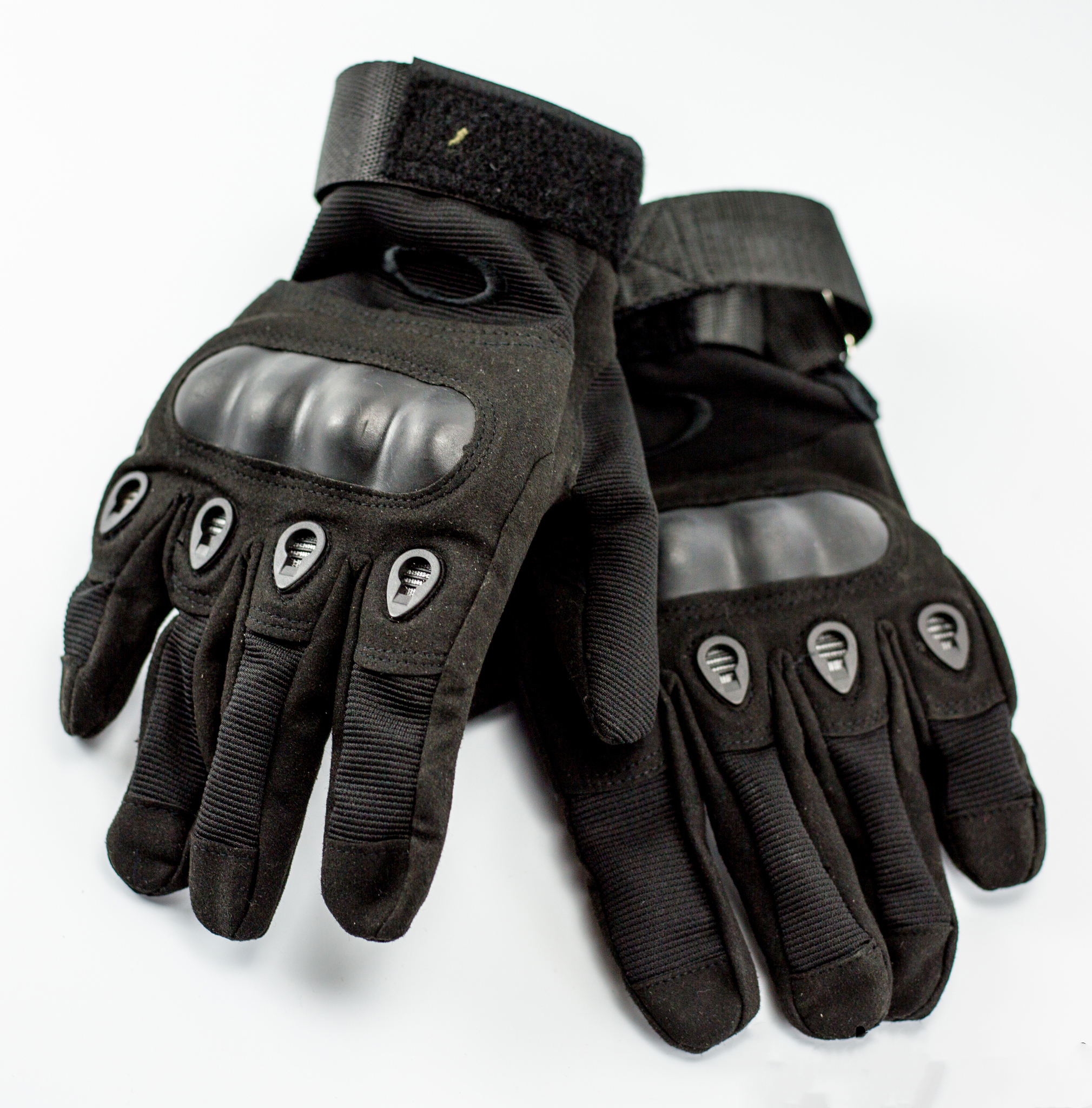 Тактические перчатки, черные - фото 3