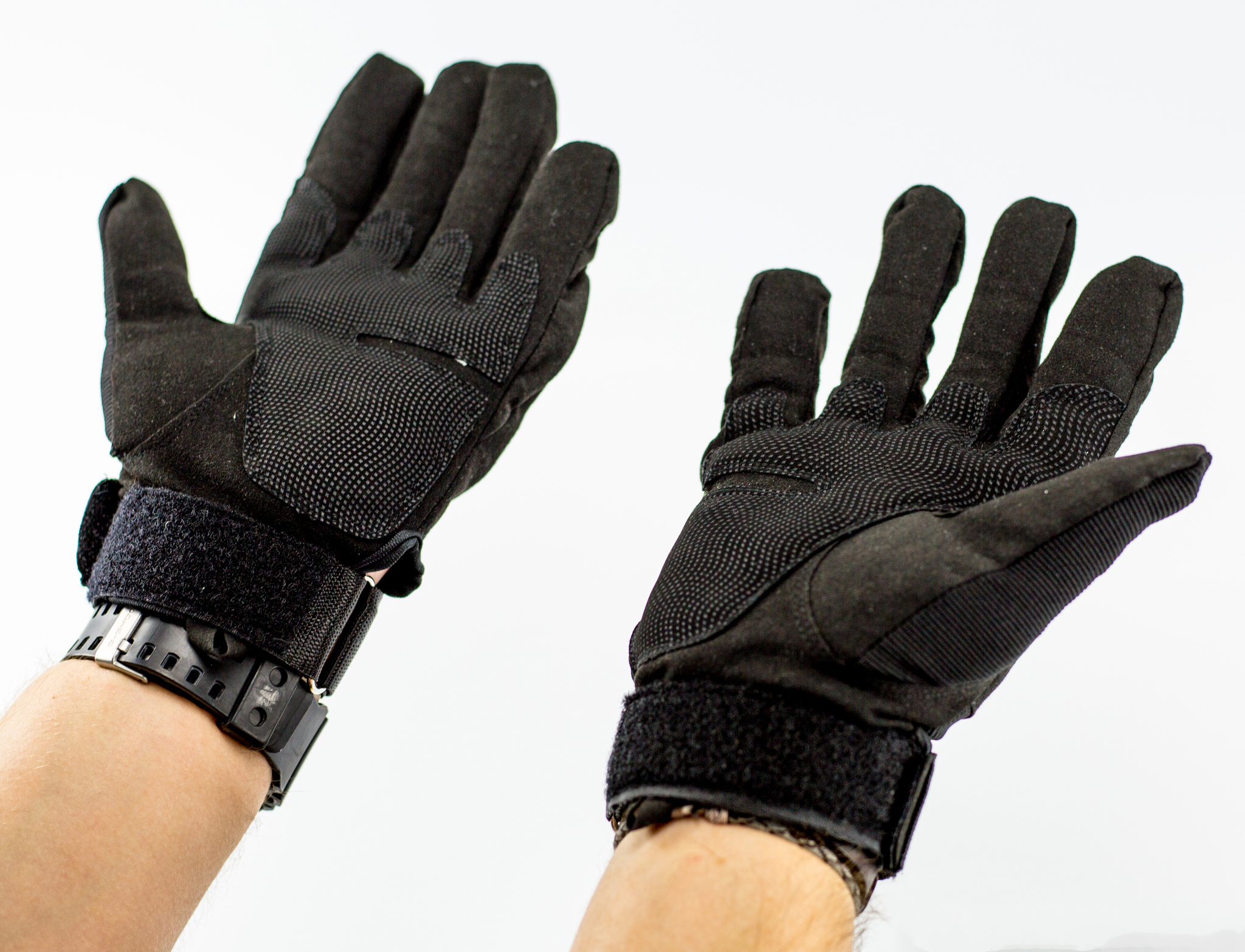 Тактические перчатки, черные - фото 5