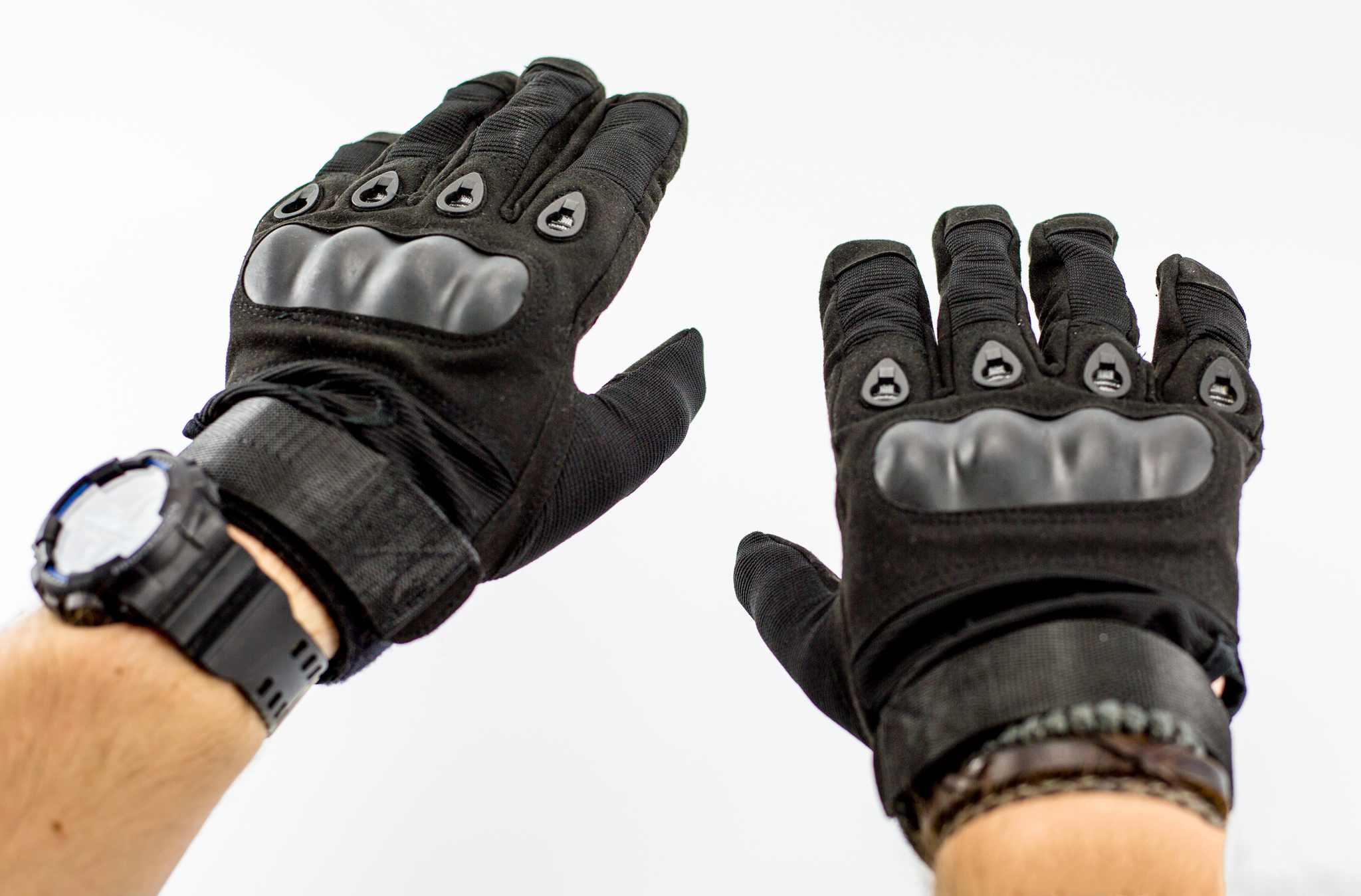 Тактические перчатки, черные - фото 6
