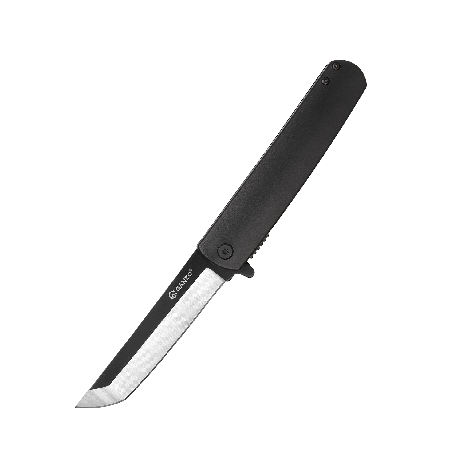 Складной нож Ganzo G626-BK, сталь 440А, рукоять пластик, черный - фото 1