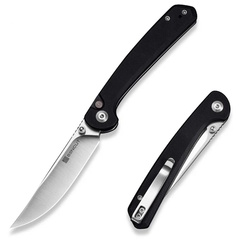 Фото Складной нож Sencut Skelfin, сталь 9Cr18MoV, рукоять G10, черный