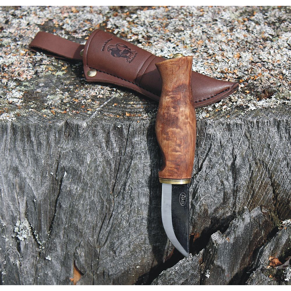 Нож Ahti Puukko Kaira 72, финская береза, сталь W75 - фото 2