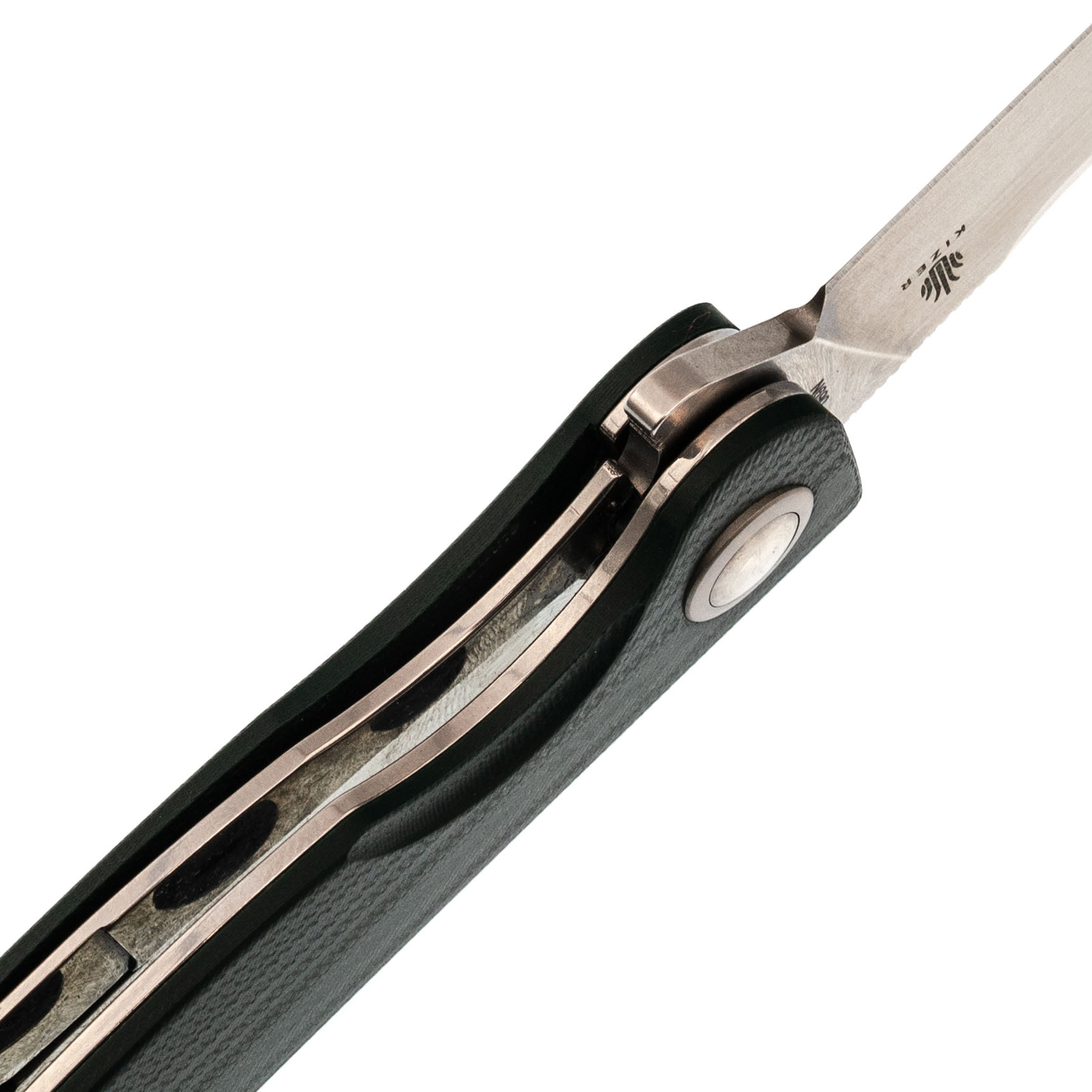 Складной нож Kizer Sway back, сталь N690, рукоять G10 - фото 4
