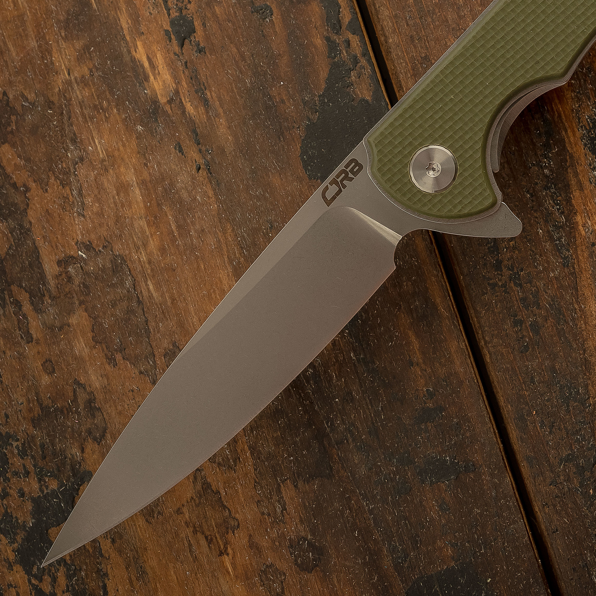Складной нож CJRB Briar, сталь D2, Green G10 от Ножиков