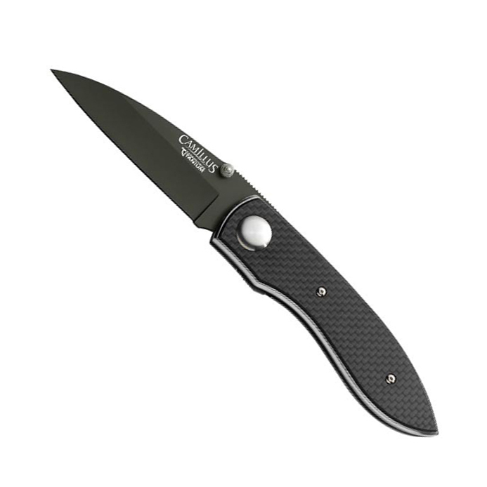 Нож складной Camillus Wharncliffe, сталь AUS-8, рукоять 6061 T-6 Aluminium, чёрный от Ножиков