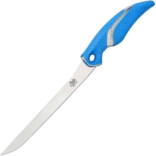 Нож с фиксированным клинком Cuda 7, сталь 4116, материал ABS-пластик/kraton, чехол