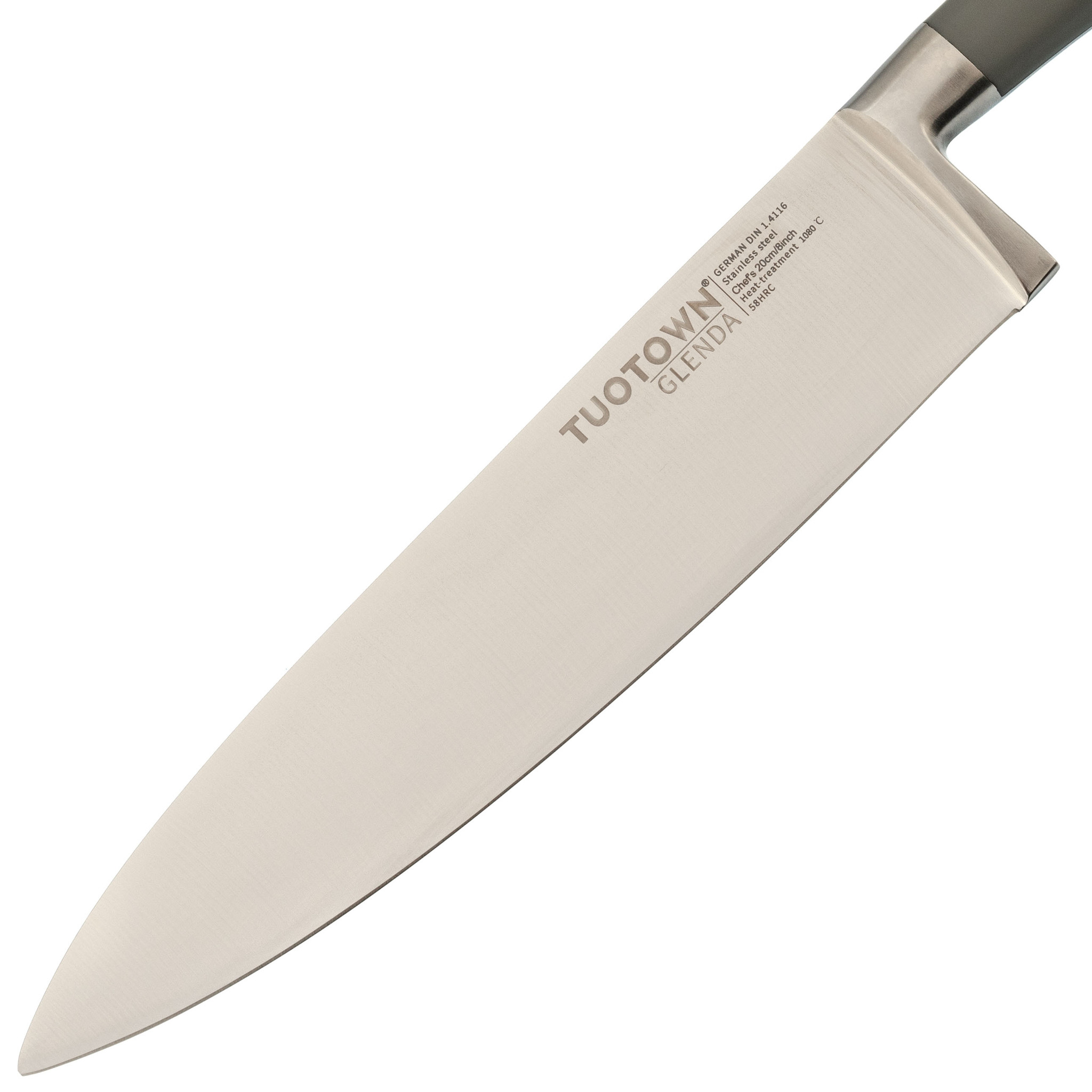 Кухонный нож Шеф Tuotown, сталь 1.4116, пластик - фото 2