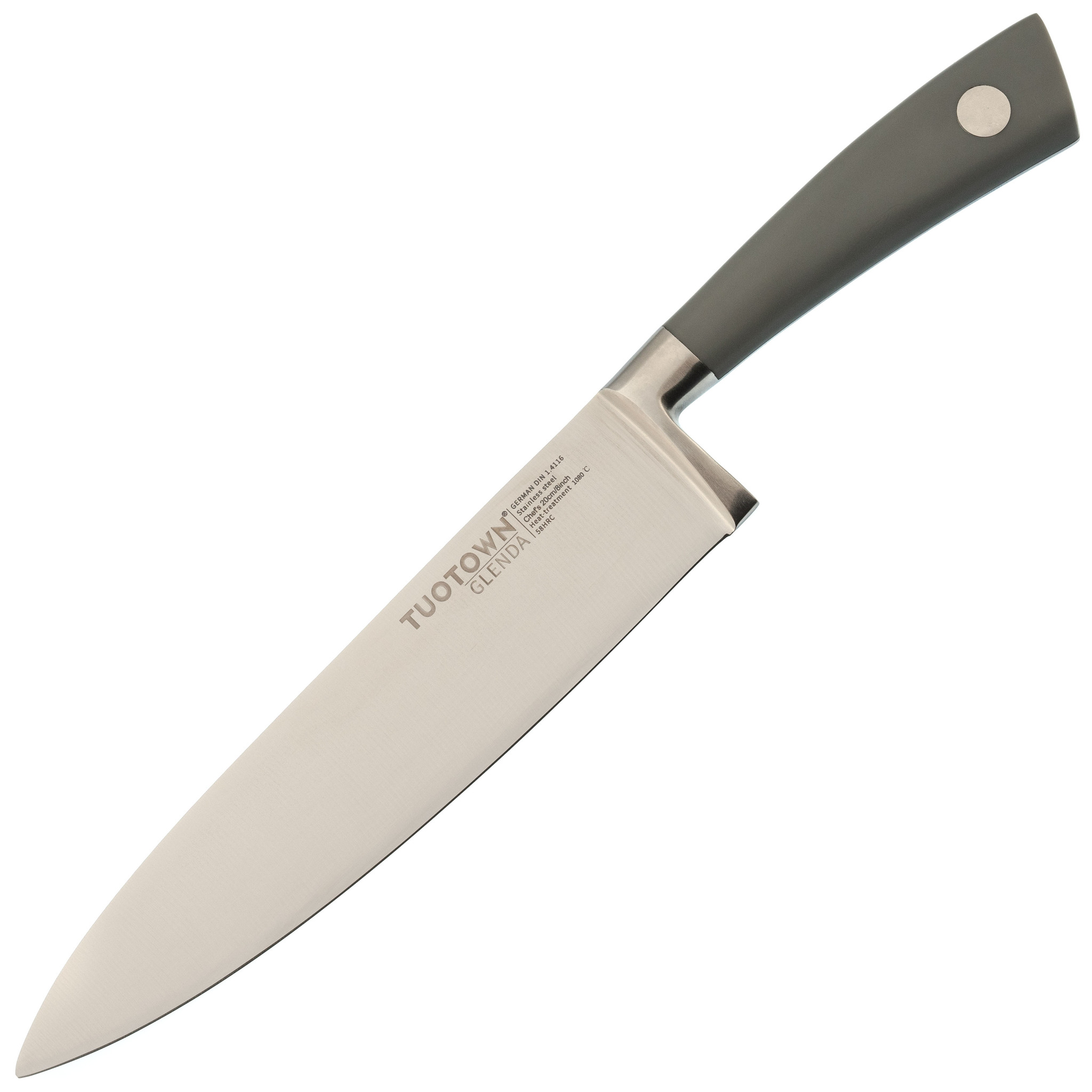 Кухонный нож Шеф Tuotown, сталь 1.4116, пластик - фото 1