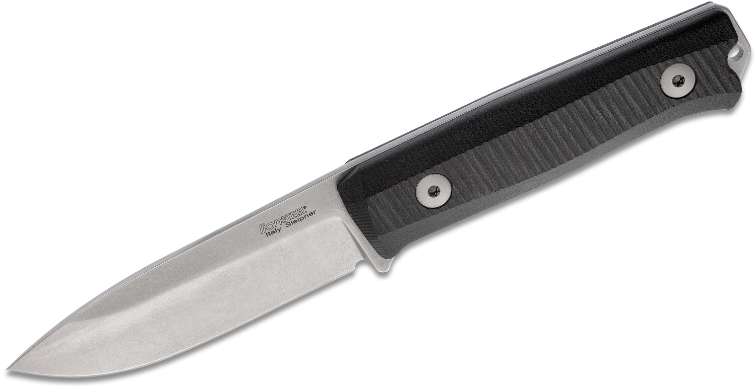 Нож LionSteel B40, сталь Sleipner, рукоять G10, черный