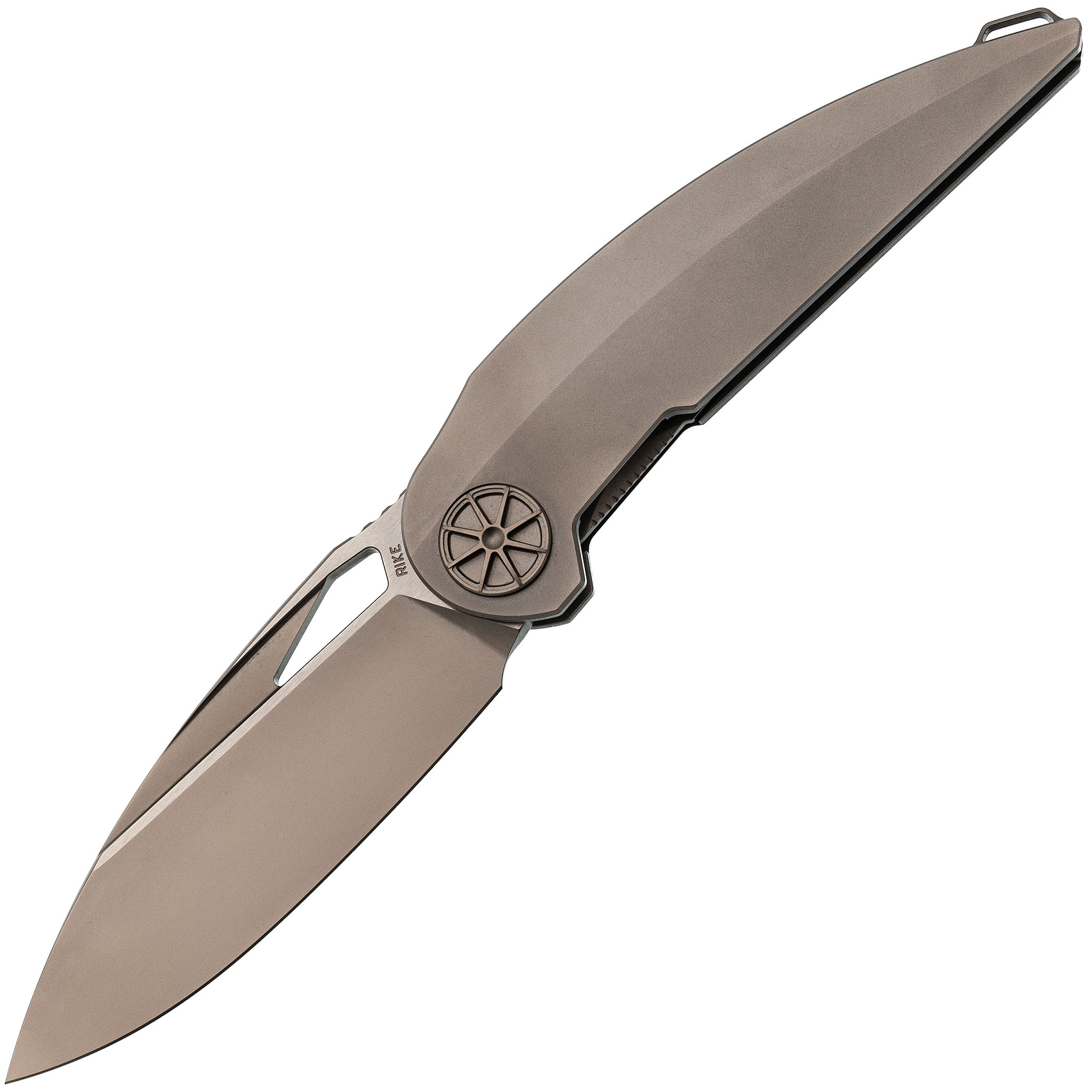 

Складной нож Rike Tissot-2, сталь M390, рукоять титан, серебристый