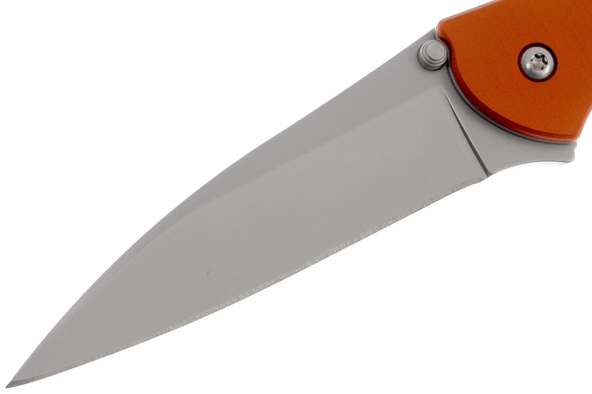 Складной нож Leek - Kershaw 1660OR, сталь Sandvik™ 14C28N, рукоять анодированный алюминий оранжевого цвета - фото 5