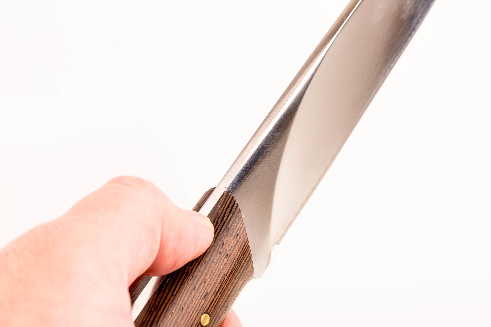 Кованый цельнометаллический нож «Пантера», сталь Х12МФ - фото 3