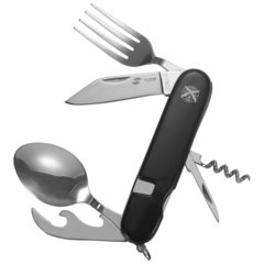 Фото Нож перочинный Stinger 109 мм, 8 функций, черный, в блистере