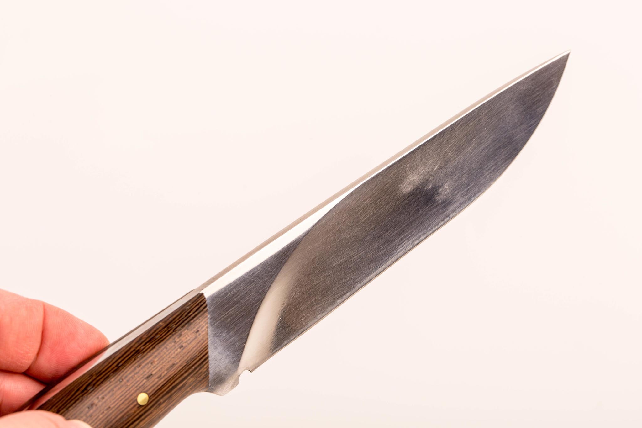 Кованый цельнометаллический нож «Пантера», сталь Х12МФ - фото 4