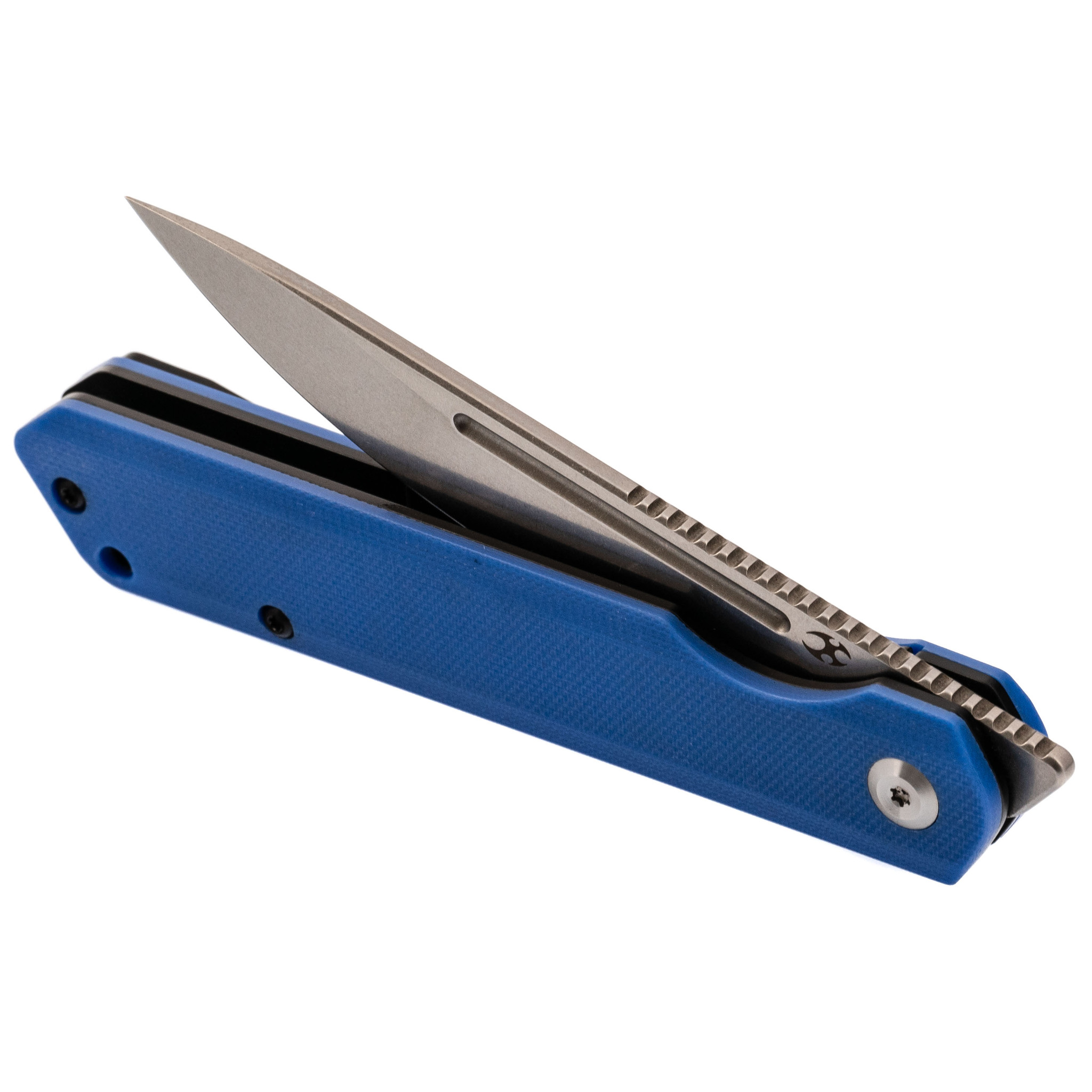 Складной нож Kansept knives Prickle, сталь 154CM, G10 синяя - фото 6