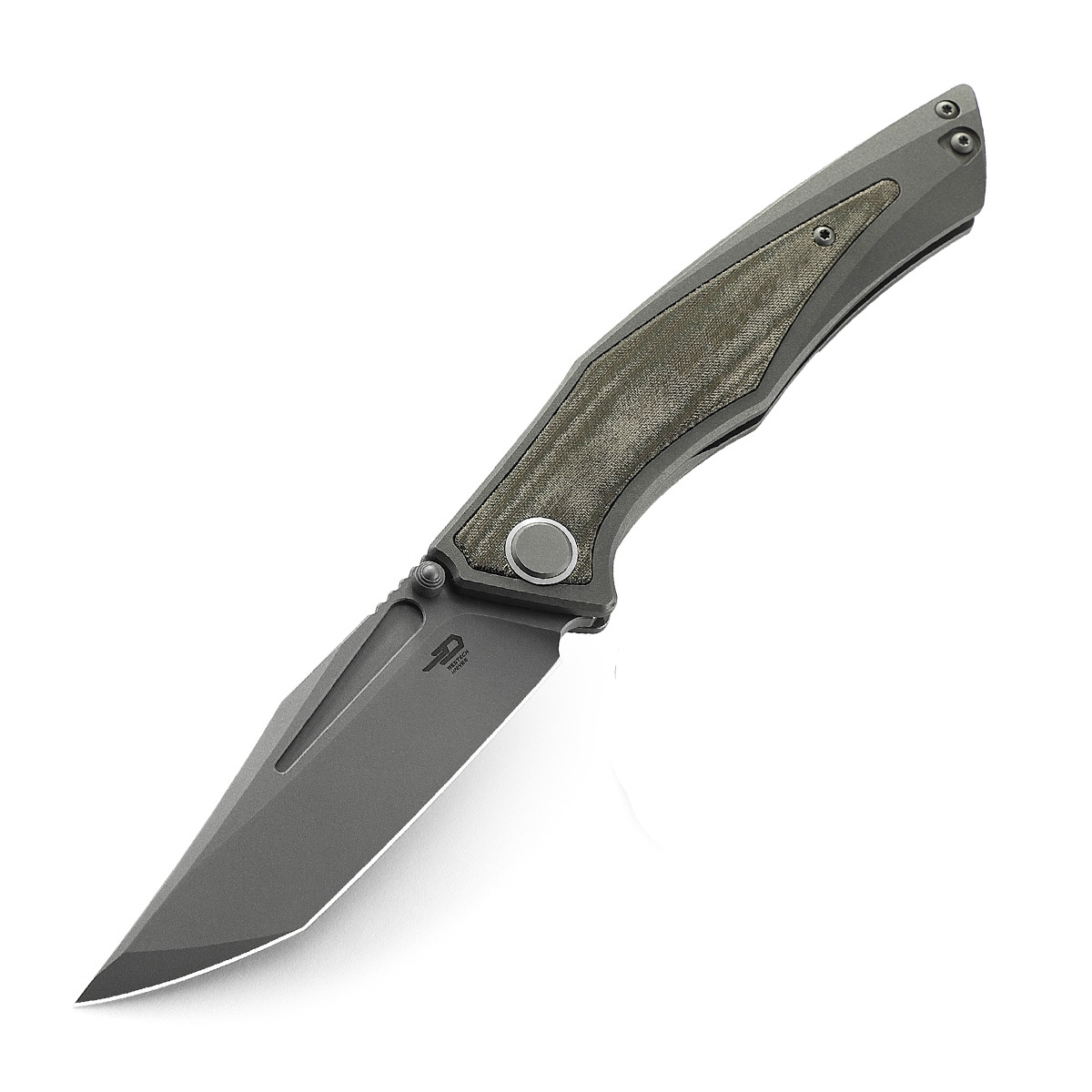 Складной нож Bestech Togatta, сталь M390, рукоять титан/микарта нож складной якут литой булат баранова микарта