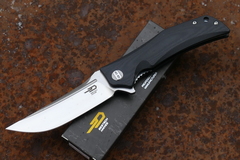 Фото Складной нож Bestech Scimitar, D2, черный