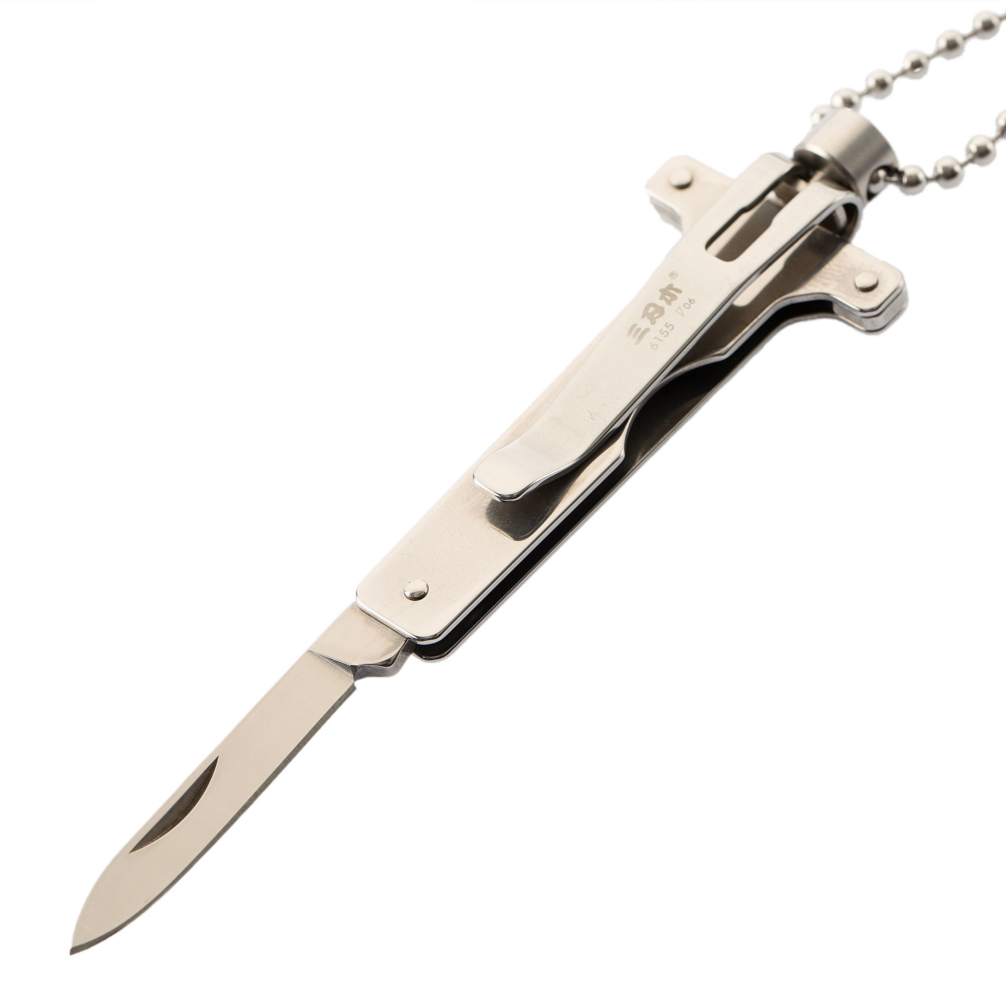 Складной нож-подвеска Sanrenmu 6155, 105 мм от Ножиков