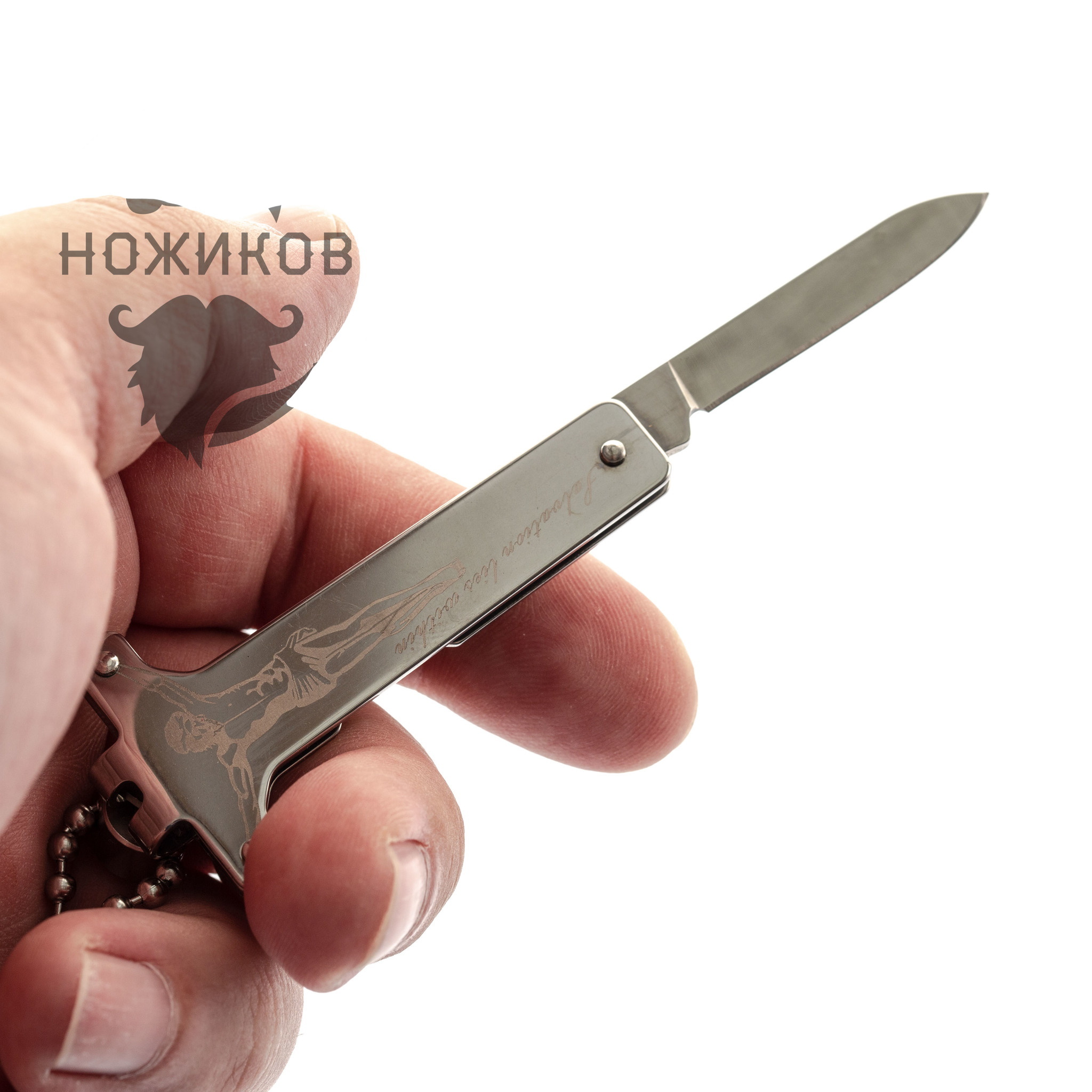 Складной нож-подвеска Sanrenmu 6155, 105 мм - фото 4