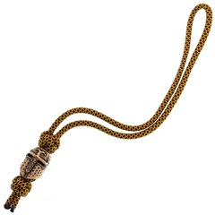 Фото Темляк средний  коричневый с бусиной 