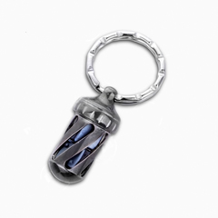 Фото Брелок-капсула с игральными кубиками Acorn Dice Blue Titanium,Lion Steel, Нержавеющая сталь,синий, L/DD TiBL