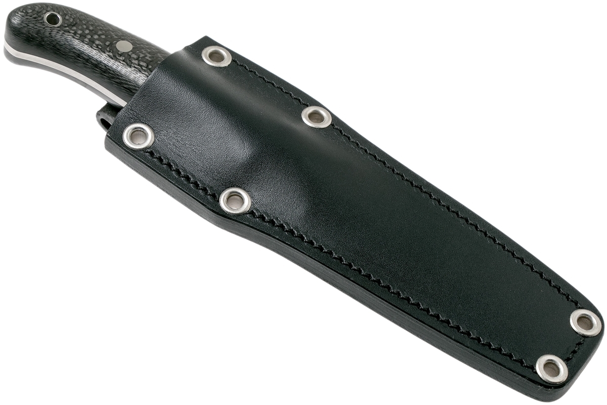 Нож с фиксированным клинком Proficient Spyderco FB36CFP, сталь Crucible CPM® S90V™ (420V) Satin Plain, рукоять карбон, чёрный - фото 5