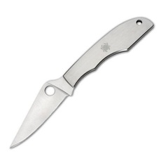 Фото Складной нож-брелок Grasshopper Spyderco C138P, сталь Sandvik™ 12C27, рукоять нержавеющая сталь