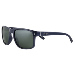 Фото Очки солнцезащитные ZIPPO, унисекс, синие, оправа и дужки из поликарбоната, поляризационные линзы