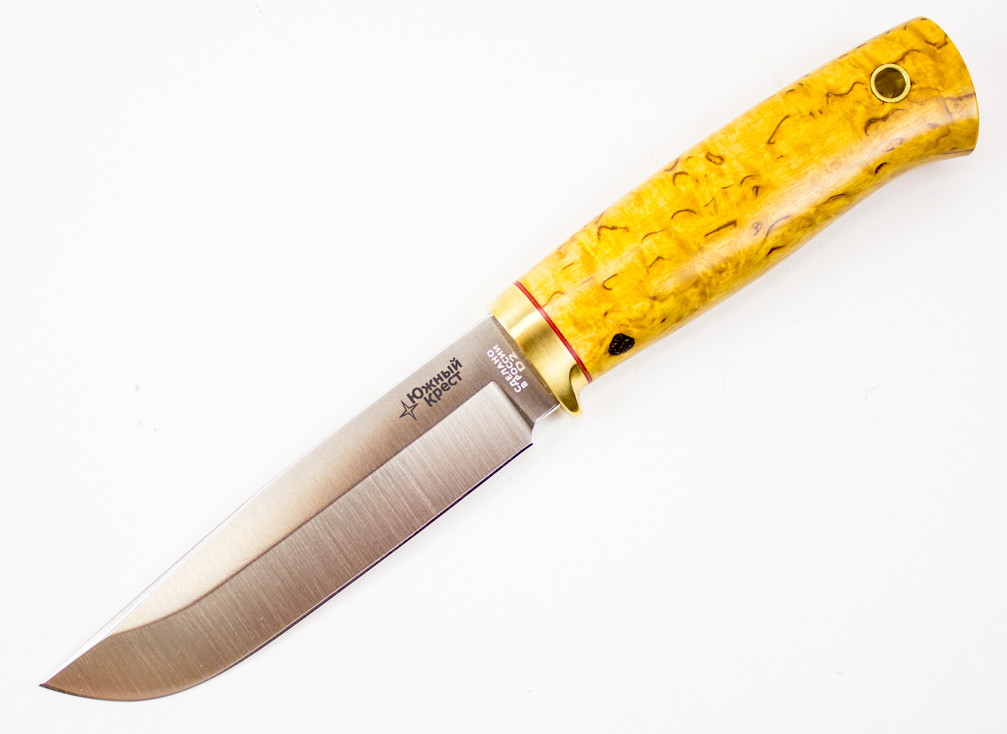 фото Нож универсальный кречет, южный крест, карельская береза