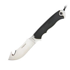 Фото Нож с фиксированным клинком Camillus Parasite® Gut Hook, сталь AUS-8, рукоять термопластик GRN, чёрный