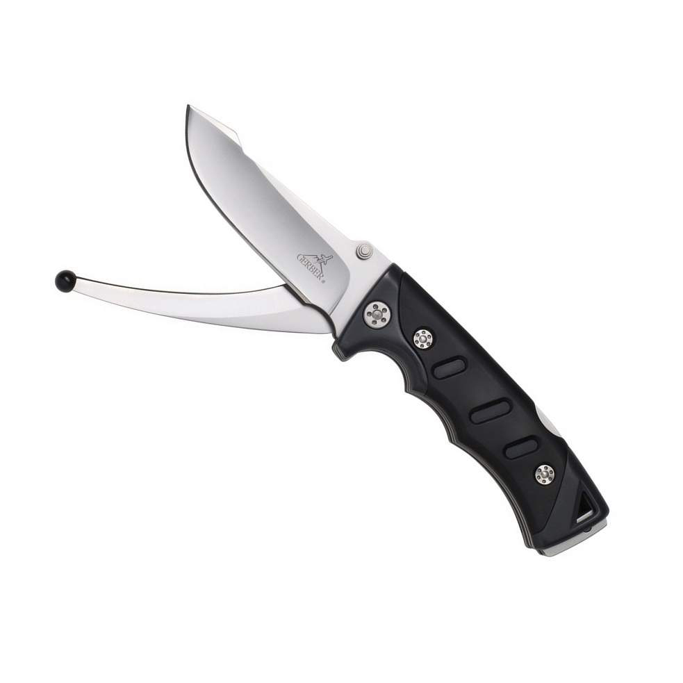 Складной нож Gerber Metolius Two Blade, сталь 420HC, рукоять термопластик GFN, черный - фото 2