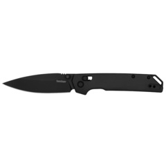 Фото Складной нож Kershaw Iridium, сталь D2, рукоять алюминий, черный