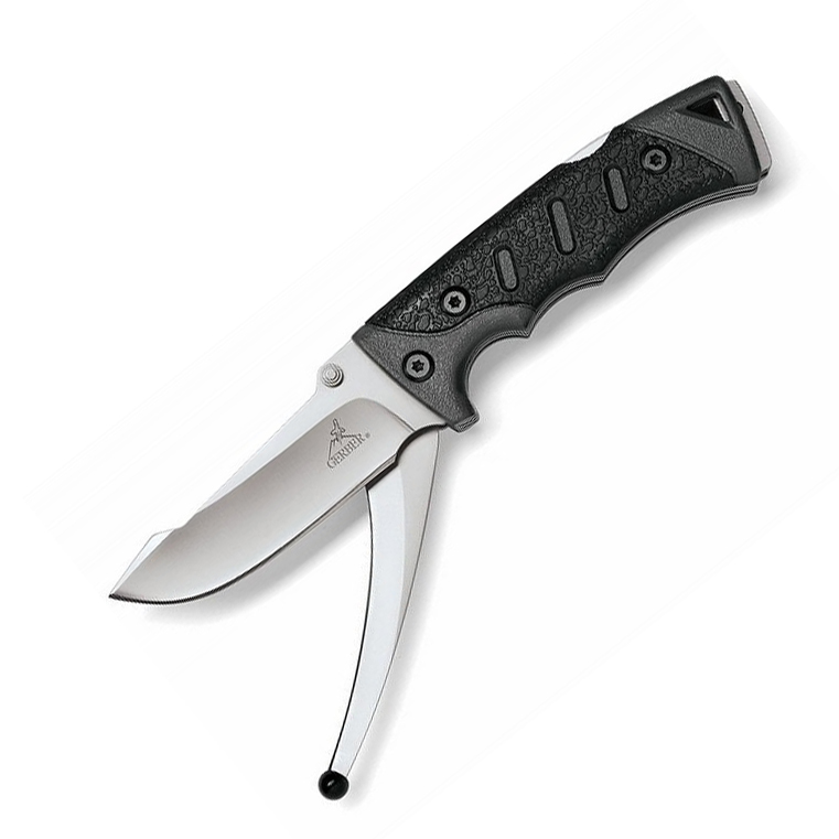 Складной нож Gerber Metolius Two Blade, сталь 420HC, рукоять термопластик GFN, черный
